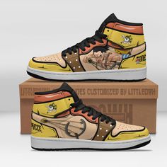 Usopp Anime Shoes Custom One Piece Jd Sneakers Lightweight construction with breathable mesh fabric provides a comfortable and flawless fit. Trafalgar Law Anime, Law Anime, Ace Anime, Sneakers Trending, Portgas D Ace, Anime Shoes, Shoes Custom, Trafalgar Law, Trending Sneakers