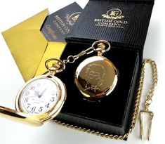 A stunning gift for Bob Dylan fans / collectorsYOU CAN OPT FOR PERSONALISED CUSTOM ENGRAVING - ADD UP TO 50 CHARACTERS ON THE BACK OF THE WATCH - PLEASE ADD A NOTE TO SELLER AT CHECK OUT!This superb Full Hunter 24k gold plated pocket watch has a reliable quartz movement and remote operated top button to quickly open case.The front case features an outline image of Bob Dylan along with a Dylan signature diamond cut into certified gold over steel. These images do not do the piece any justice.Inclu Yellow Gold Pocket Watch With Locket For Collectors, Luxury Self-winding Yellow Gold Pocket Watch As Gift, Gold Self-winding Round Pocket Watch, Gold Self-winding Pocket Watch, Luxury Self-winding Yellow Gold Pocket Watch, Gold Pocket Watch, Pocket Watch Chain, Watch Chain, Luxury Gift Box