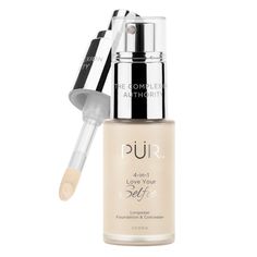 4-in-1 Pressed Mineral Makeup Foundation with Skincare Ingredients│PÜR The Complexion Authority™ Make Up Foundation, How To Apply Concealer, Perfect Complexion, Full Coverage Foundation, Textures And Tones, Love Your Skin, Vitis Vinifera, Foundation Concealer, Vitamin B