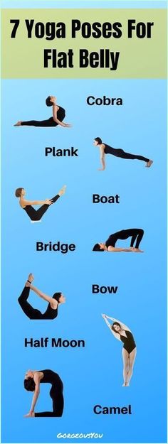 yoga poses for flat bellys