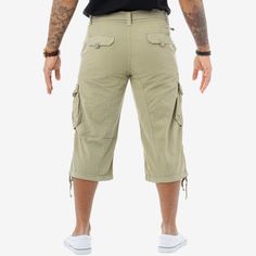 These classic below knee cargo shorts from XRAY are constructed with quality and durable materials for long-lasting comfort and breathability. Khaki Sports Bottoms With Cargo Pockets, Sports Khaki Cotton Bottoms, Khaki Cotton Sports Bottoms, Long Cargo Shorts, X Ray, Mens Belts, Cargo Shorts, Snap Closure, Heavy Duty