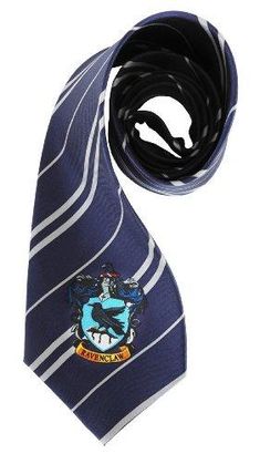 a tie with a hogwarts crest on the front and harry potter emblem on the back