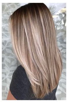 Tmavý Blond, Balayage Straight, Balayage Straight Hair, Makeup Tip, Hair And Beauty, Brown To Blonde