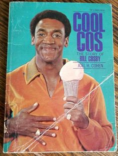 a book with an image of a man holding a ice cream cone