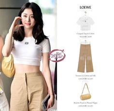 Yunjin Style, Outfits Dr, Outfit Wishlist, Cropped Outfits, Mom Dr, Kpop Fits, Idol Fashion, Idol Outfit, Nagoya Japan