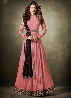 Lehnga Choli Designs Weddings, Pakistani Sharara, Sharara Designs, Floor Length Anarkali, Combination Dresses, Anarkali Dresses, Designer Salwar Kameez, Designer Anarkali Suits, Bollywood Outfits