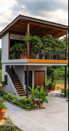 Small House Design Philippines, Elevated House, Philippine Houses, Tropical House Design, Tiny House Loft, Rest House