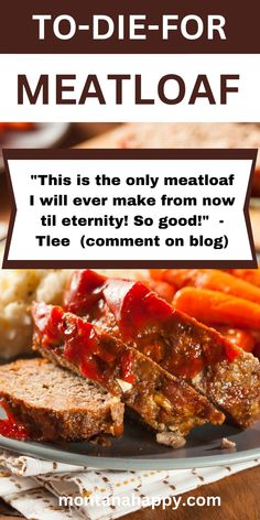 Sliced meatloaf and carrots Sloppy Joe Meatloaf Recipes, Home Style Meatloaf, Easy Good Meatloaf Recipes, Meatloaf For Sandwiches, Instapot Meatloaf Recipes Best, Easiest Meatloaf Recipe, Meatloaf Without Onions, Meatloaf For A Crowd Easy Recipes, 1 Pound Meatloaf Recipes Easy Classic