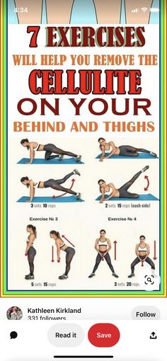 an exercise poster showing how to do exercises