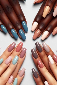 Best Nail Color For Skin Tone, Nails For Olive Skin Tone, Best Gel Nail Colors, Nails Skin Tone, Colors For Your Skin Tone, Nail Colors Ideas, Best Nail Colors, Light Colored Nails, Nail Paint Shades