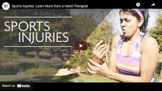 Hand therapists frequently see a variety of sports injuries - most commonly trauma or overuse. Learn more about common injuries and conditions treated by a hand therapist, including gamekeeper's thumb, little league elbow, golfer's elbow, tennis elbow, fractures and joint dislocations in this video Hand Therapy, Sports Injury, Sports