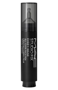 Find MAC COSMETICS Studio Fix Every-where Concealer Pen on Editorialist. ↵ ↵ ↵ What it is: A multi-use concealer pen with medium-to-full buildable coverage and a natural matte finish that is transfer-proof, waterproof and wears for 36 hours. What it does: Click, tap, go! Conceal and correct with the multi-use concealer pen that doesn't cake or crease. The lightweight, hydrating formula provides medium-to-full buildable concealer coverage with a natural matte finish that lasts for 36 hours. It's Concealer Pen, Mac Studio Fix, Sodium Citrate, Best Concealer, Studio Fix, Too Faced Concealer, Eye Circles, Undereye Circles, Mac Makeup