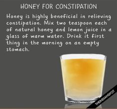 Ways To Relieve Constipation, Natural Constipation Remedies, Constipation Remedies, Constipation Relief, Natural Colon Cleanse, Relieve Constipation, Homemade Remedies, Natural Honey, Detox Smoothie