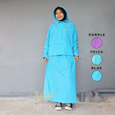 IMPORTANT: PLEASE READ BELOW PRIOR TO ORDERING Size Details : - Chest circumference 125cm - 65cm long jacket - 90cm long skirt - Max 100cm waist circumference This PVC vinyl rain coat comes in Color Variant With Dress, has an attached hood and elastic sleeves. The coat has a zipper closure, Neck Strap. This unisex rain jacket is great for keeping in the car, Motorcycle, and bag for those unexpected rain showers. The jacket folds up nicely to pack in your suitcase or backpack. Practical raincoat for all seasons. -Leak proof and odor free -Nice and comfortable to use -Thin and flexible material -Stronger material connection (not easy to tear) -Safe to use when driving -Many shapes, colors and model choices -100% made in Indonesia -One size We do not accept returns/cancellations due to the hi Jacket Folds, Cheap Raincoats, Rubber Raincoats, Vinyl Raincoat, Zipper Neck, Elastic Sleeves, Raincoat Jacket, Hooded Raincoat, Raincoats For Women