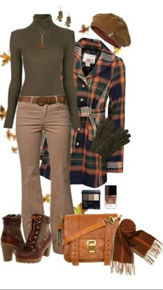 15 TRENDY FALL OUTFITS FOR WORK FOR WOMEN OVER 50 - valemoods Mode Over 50, Look Legging, Neue Outfits, Fall Outfits For Work, Trendy Fall Outfits, Brown Pants, Cute Fall Outfits, Looks Chic