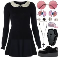 Grunge Life, Goth Princess, Creepypasta Oc, Rock Fashion, Dark Fashion