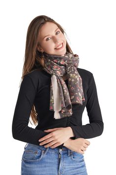 PRICES MAY VARY. [ FABRIC & SIZE ] Fabric: 10% Cashmere, 90% Polyester. Size: 26W × 75L inch. [SUPER SOFT FABRIC ] Our luxurious, softest cashmere scarf is made from high-quality cashmere with our unique manufacturing process, you will experience the luxe touch, lightweight and airy of our scarf. [ VERSATILITY ] A versatile scarf that's perfect for the office, school, airplane, or as loungewear. It could be a pashmina shawls and wraps for evening dresses or wedding party. The traditional way to Travel Scarf, Scarf For Women, Soft Classic, Pashmina Shawl, Pashmina Scarf, Warm Scarf, Floral Scarf, Style Mistakes, Cashmere Scarf