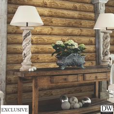 Auburn Summer Log Wallpaper (Room Setting) Wood Cabin Bedroom, Log Wallpaper, Cabin Bedroom Decor, Cabin Wallpaper, Rustic Chalet, Wallpaper Room, Modern Hampton, Wood Adhesive, Classic Wallpaper