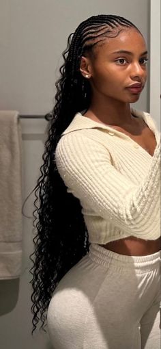 Cute Summer Braids For Black Women, Hairstyles For Summer Braids, Hairstyles 2024 Black Women, Types Of Hairstyles For Black Women, Medium Size Braids Hairstyles, Unique Braiding Hairstyles, Braids Summer 2024, Human Hair Braid Styles, Braid Styles 2024