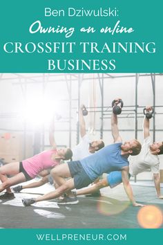 a group of people doing crossfit training in a gym with the words, how to