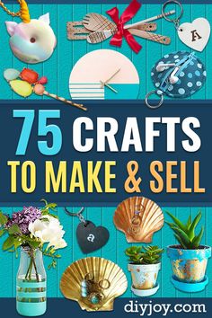 the cover of 75 crafts to make and sell