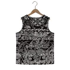 Women's Tribal Tank Top Summer Tops Floral Print Sleeveless Casual Basic Round Neck Sleeveless Cotton Tank Top, Black Printed Sleeveless Tank Top, Printed Sleeveless Casual Tank Top, Casual Printed Sleeveless Tank Top, Black Sleeveless Printed Top, Casual Printed Sleeveless Vest, White Printed Sleeveless Tank Top, White Sleeveless Printed Top, White Printed Sleeveless Top