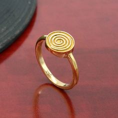 Free Surprise Gift on Purchase of 1 Product. Product :- Ring Material :- Brass Size :- All Size Available  Gold Spiral Ring ,Handmade Jewelry, swirl ring, dainty Ring, Minimalist Ring, Thick Coil Ring, Statement Ring, Handmade Ring, Gift For Her * All our products are handmade and we make them as you see in the    photography but because of handmade There may be a slight difference in them * Handling Time: We take handling time of 1-3 Business Day from the date of receipt of the payment * Shippi Coil Ring, Copper Wire Jewelry, Spiral Ring, Zierlicher Ring, Swirl Ring, Ring Minimalist, Minimalist Ring, Surprise Gift, Ring Dainty