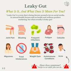 🚨 Struggling with bloating, fatigue, or skin issues? It could be more than just a bad day—it might be a leaky gut.  Our latest blog dives deep into what a leaky gut is, its symptoms, and how it can affect your overall health. Discover how stress, diet, and other factors contribute to gut permeability, and get tips on healing from the inside out.  🌱 Learn about the power of a balanced diet, gut-friendly foods, stress management, and more. Whether it's addressing food intolerances, managing stress, or reducing harmful medications, we've got you covered. 💪  🔬 For a more personalised approach, we offer consultations and functional lab testing to find out exactly what's going on with your gut.  Don't let leaky gut hold you back from feeling your best. Foods For Migraines, Leaky Gut Symptoms, Just A Bad Day, Autoimmune Recipes, Healing Waters, Healthy Advice, Food Intolerance, A Balanced Diet