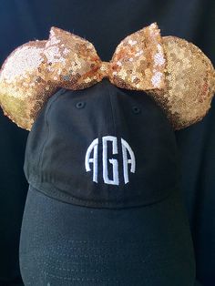 Black Ear Hat/ Rose Gold Ears/minnie Ear Hat/ Minnie Mouse Ears/ Mouse Ear Hat/ Disney Ear Hat/ Minnie Ears/ Mouse Ears/ Sequin Ears - Etsy