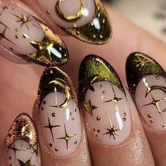 Witchy Nails, Cat Eye Nails, Manicure Y Pedicure, Fall Nail, Funky Nails, Manicure E Pedicure, Nail Trends, Swag Nails