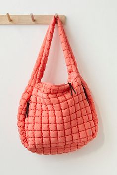 Shop our FP Movement Quilted Carryall at FreePeople.com. Boho clothing for the creative spirit- free worldwide shipping. Free People Bags, Slouchy Bag, Carryall Tote, Fp Movement, Strap Top, Quilted Bag, Carry All Bag, Strap Tops, Bottom Clothes