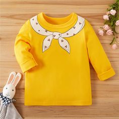 Cotton Tops For Fall, Non-stretch Cotton Tops For Fall, Yellow Non-stretch Casual Top, Cute Yellow Stretch Tops, Cute Stretch Yellow Tops, Sales Girl, Boys Fashion, Online Tops, Affordable Clothes