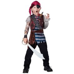 Boys Dead Mans Chest Costume Toddler Pirate Costumes, Diy Pirate Costume For Kids, Boys Pirate Costume, Pirate Costume Ideas, Homemade Pirate Costumes, Halloween Bday Party, Boys Halloween Costumes Diy, Pirate Costume Kids, Toddler Boy Costumes