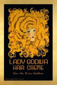 an advertisement for lady goya hair creme