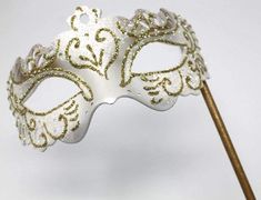 White Venetian Eye Masquerade Mask, White Venetian Eye Mask For Masquerade, Venetian White Eye Masquerade Mask, White Venetian Masquerade Mask For Costume Party, White Venetian Masquerade Mask For Halloween, Venetian White Masquerade Mask For Halloween, White Venetian Masquerade Mask, White Masquerade Masks And Prosthetics For Mardi Gras, White Venetian Masquerade Mask For Carnival