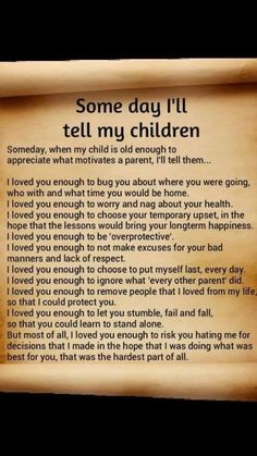 some day i'll tell my children poem written on an old parchment paper background