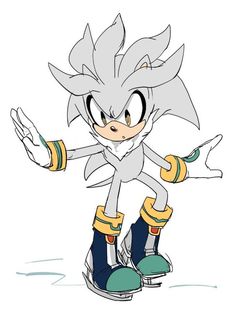 sonic the hedge character from sonic the hedge cartoon, person, shadow the hedge, silver the hedge, cute drawings, drawing tips