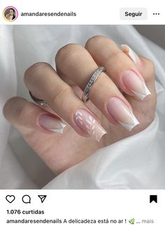 Pink French Nails, French Manicure Nails, Summer Toe Nails, Casual Nails, Glow Nails, Classy Acrylic Nails, Classic Nails, Cute Gel Nails, Acrylic Nails Coffin Short