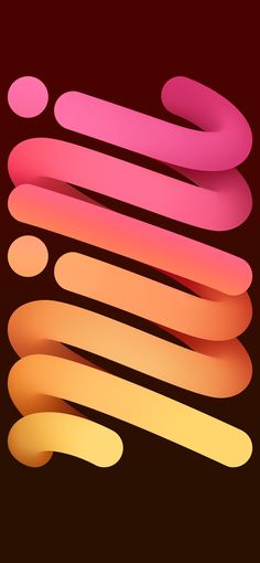 an abstract background with pink and orange shapes