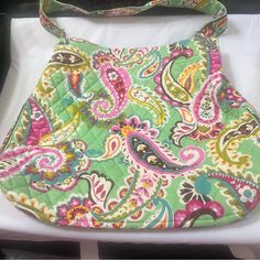 Like New Condition, Never Used. Lightweight Quilted Tote With A Bright Pattern. See Pictures For Measurements And Bag Details. Multicolor Rectangular Bag With Paisley Print, Everyday Use Bags With Paisley Print, Casual Multicolor Paisley Print Bags, Paisley Color, Vera Bradley Tote Bags, Vera Bradley Tote, Bag Details, Lightweight Quilt, Bright Patterns