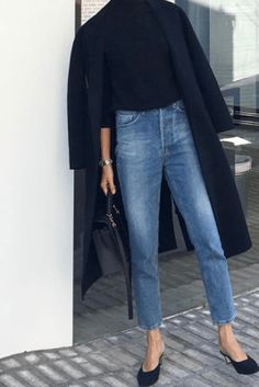 Minimal Stil, Minimalist Moda, Look Jean, Fall Pants, Winter Outfits For Work