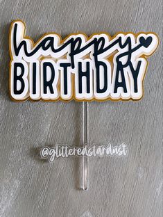 Happy Birthday Cake Topper Simple Cake Toppers Birthdays, Birthday Cake Topper Ideas, Unicorn Number Cake, Fondant Unicorn Cake Toppers, Diy Unicorn Cake, Cake Topper Ideas