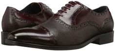 You have to let them know who's boss with these versatile Men's oxford shoes from Carrucci. ; Supple leather upper with perforated detail. ; Deer skin vamp. ; Five blind-eyelet lace construction. ; Tapered round toe. ; Leather lining and insole. ; Stacked heel on a synthetic sole. ; Imported. #oxfords men's oxford shoes | men's oxford shoes outfit | men's oxford shoes outfit casual | men's oxford shoes with jeans | men's oxford shoes brown | Men's oxford shoes | Perforated Toe Box Oxford Wingtip Leather Shoes, Lace-up Leather Sole Oxfords For Derby, Oxford Leather Shoes With Goodyear Welt And Lace-up, Derby Low-top Oxfords With Stitched Sole, Mens Oxford Shoes, Low-top Derby Oxfords With Stitched Sole