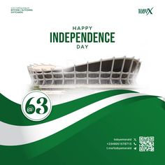 Happy independence Day, Nigeria! Nigerian Independence Day, Flier Designs, Independence Day Flyer, Nigerian Independence, Nigeria Independence, Happy Weekend Quotes