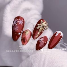 Japanese Christmas Nail Art, Asian Christmas Nails, Korean Nail Art Christmas, Clear Christmas Nails, Christmas Nails Korean, Noel Nail, Nail Noel, Nail Art Machine, Purple Ombre Nails