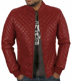 Quilted Leather Jacket Men Original Lambskin Bomber Jacket Biker Casual Style Fabric: High quality Lambskin leather jacket, durable, the color even looks better as time flows. Lining: Viscose Lining super soft and comfortable. A perfect choice for the spring, autumn and winter. Design : weather/Windproof , perfect windbreak in autumn and winter cold day , front smooth zip-up closure YKK original zipper , vintage , stylish and fashionable. Occasion: Motorcycle, daily casual wear, working, driving Suede Jacket Men, Lambskin Leather Jacket, Party Kleidung, Men's Leather Jacket, Real Leather Jacket, Biker Leather, Genuine Leather Jackets, Leather Jacket Black, Union Jack