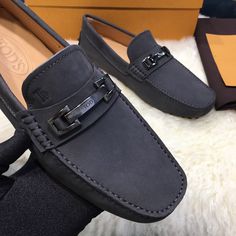 Size: 35-47 It comes with Dust box, Care manual, Tag, and Paper bag.Size Guide: Gray Leather Loafers For Formal Occasions, Gray Leather Formal Loafers, Formal Gray Leather Loafers, Size Guide, Clutch Bag, Paper Bag, Things To Come, Shoulder Bag, Tote Bag