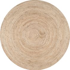 a round rug on a white background