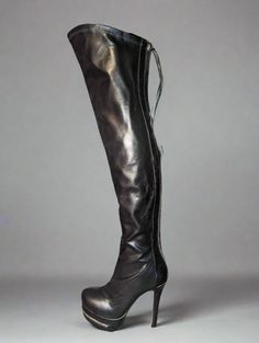 Introducing the Zipper Boots Size 12 (Discounted). These boots were custom made for a customer, but unfortunately, they were made in the wrong size. Now, you can take advantage of this mistake and get these stylish boots for a fraction of the usual price. These boots are usually priced at $299, but now they are marked down to only $99. The shaft measures 29 inches, making them perfect for any occasion. Don't miss out on this amazing deal. Get your Zipper Boots Size 12 (Discounted) today! Edgy Fitted Leather Boots, Fitted Edgy Leather Boots, Waist Trainer Corset, Faux Fur Boots, Makeup Stain, Zipper Boots, How To Stretch Boots, Stylish Boots, Fur Boots