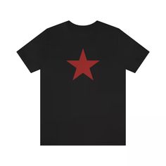 Retro Y2K Red Star T-shirt Grunge Streetwear Cute Pretty - Etsy Casual Short Sleeve T-shirt With Star Logo, Relaxed Fit Tops With Star Logo For Streetwear, Relaxed Fit Short Sleeve Tops With Star Logo, Graphic Tee With Star Logo Short Sleeve, Casual T-shirt With Star Logo For Streetwear, Y2k Short Sleeve T-shirt With Star Print, Streetwear Short Sleeve T-shirt With Star Logo, Short Sleeve T-shirt With Star Logo For Streetwear, Casual Black T-shirt With Star Logo